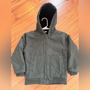 Kid’s gray comfy mid-season Hooded Jacket